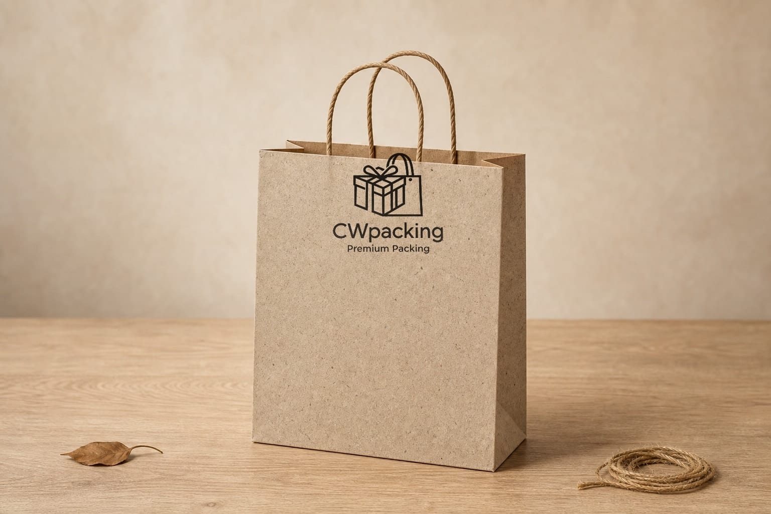 Recycled Paper Shopping Bag