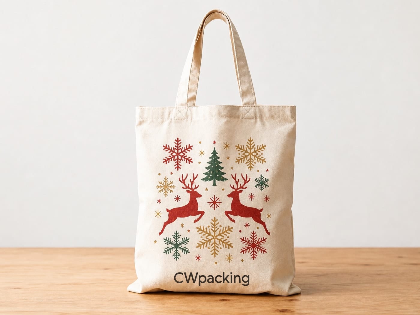 Christmas Canvas Tote Bag