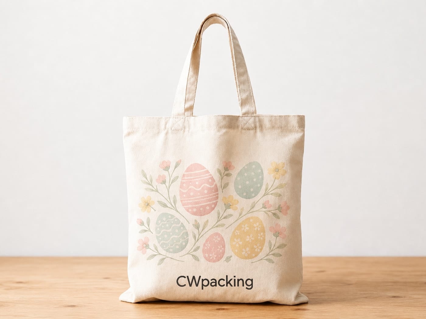 Easter Canvas Tote Bag