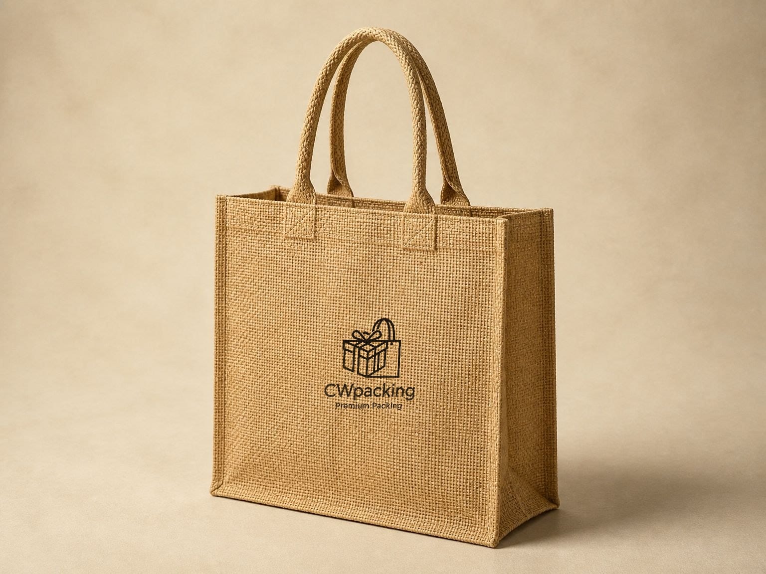 Jute Shopper Bag