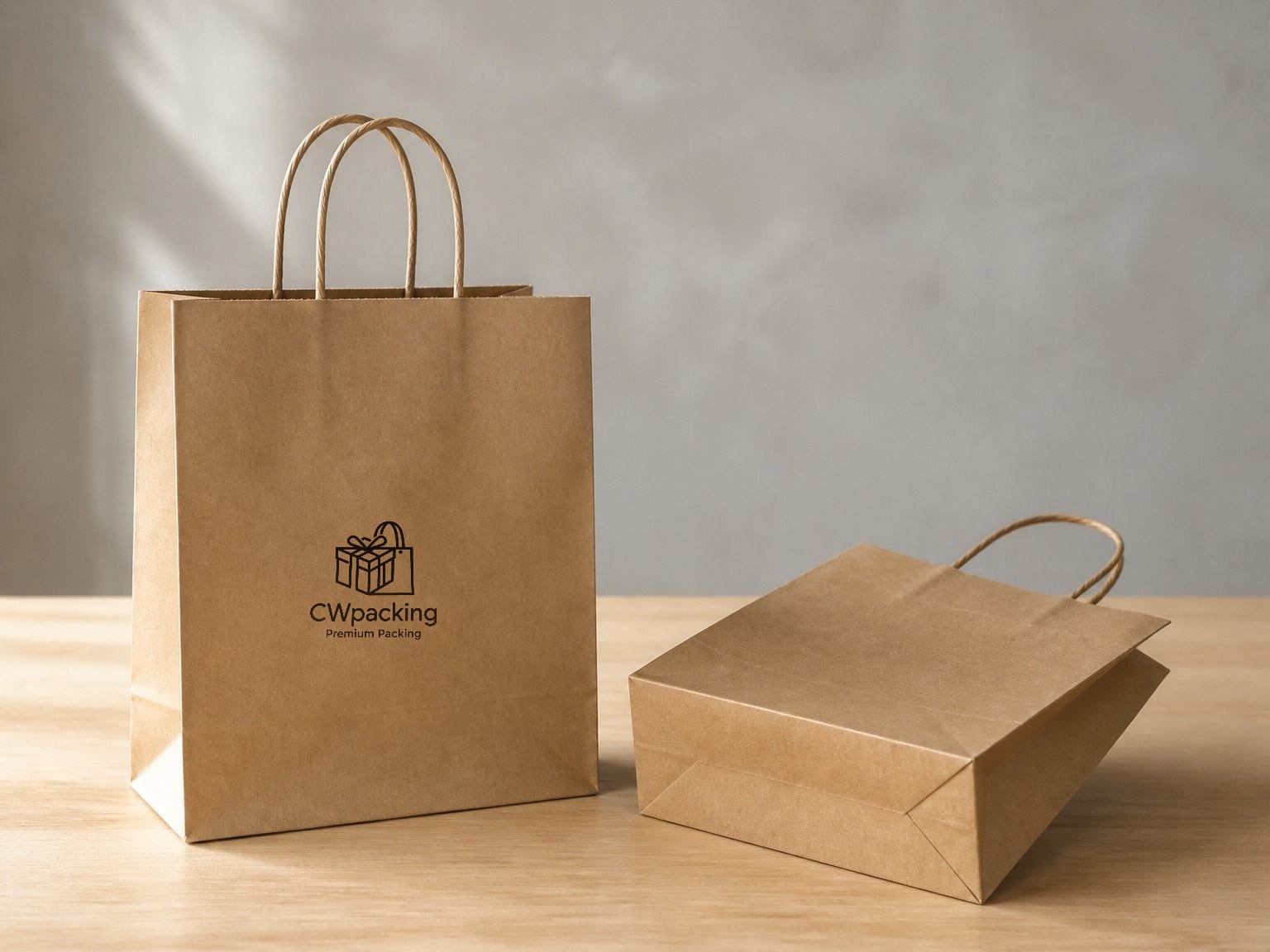 Kraft paper carrier bag