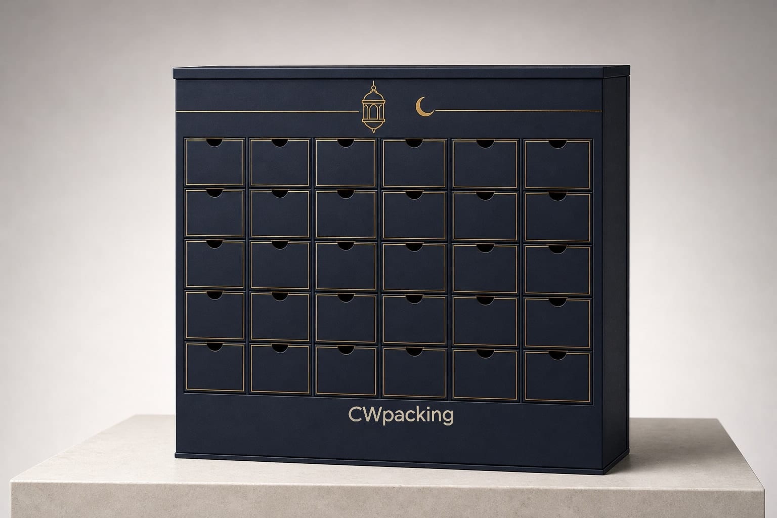 Ramadan Calendar Drawer Box — Lantern Design